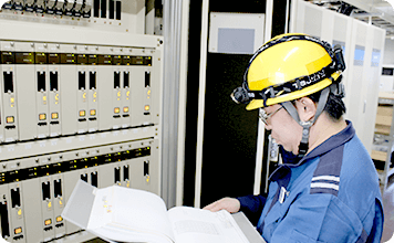 現場作業の様子