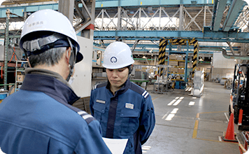 出勤、打合せの様子