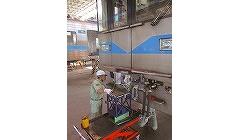 車体の検査写真