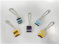 電車型アクリルチャームの画像