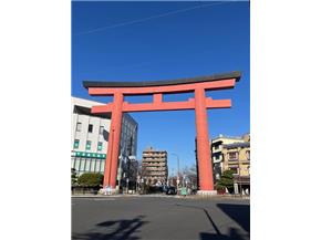 豊国神社大鳥居から秀吉ゆかりの地を巡るコース１