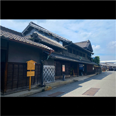 旧東海道有松の街並みで撮影されたハッチー賞受賞作品